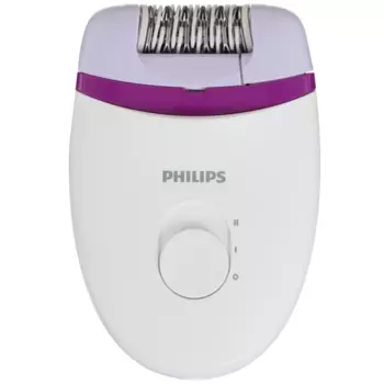 Эпилятор электрический Philips BRE225/00, скор.:2 от электр.сети , белый/фиолетовый (BRE225/00)