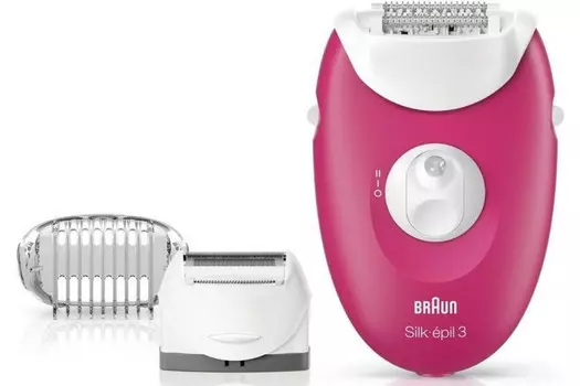 Эпилятор Braun SE 3273, белый/розовый (1460755)