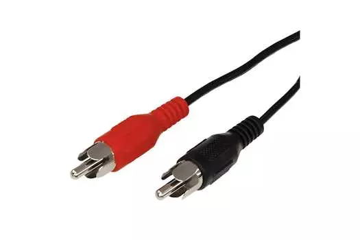 Кабель 2xRCA(M)-2xRCA(M), 1.5м, черный REXANT (17-0103)