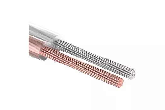 Кабель акустический Rexant SILICON, 2x1.5 мм, медь, 100 м, прозрачный (01-6306)