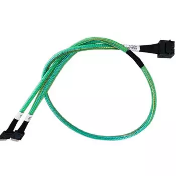 Кабель Amphenol, 2xSFF-8643 (mini SAS HD) - 2xSFF-8611 (OCuLink), NVMe, аналог Broadcom 05-50062-00, 90 см (RML42-1377)