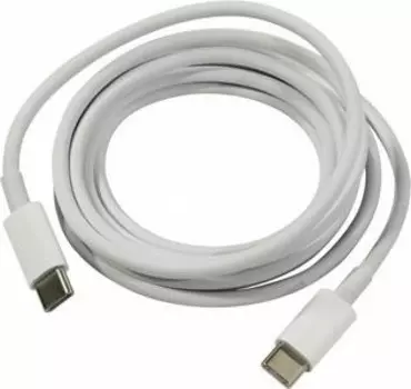 Кабель USB Type-C-USB Type-C, MFi, экранированный, быстрая зарядка, 2 м, белый, Apple A1739 (MLL82ZM/A)