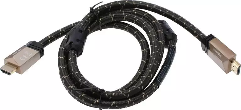 Кабель HDMI(19M)-HDMI(19M) 4K, ферритовый фильтр, 1.5 м, черный Hama Premium (00205025)