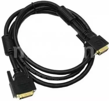 Кабель DVI-D(M)-DVI-D(M), ферритовый фильтр, 1.8 м, черный Buro