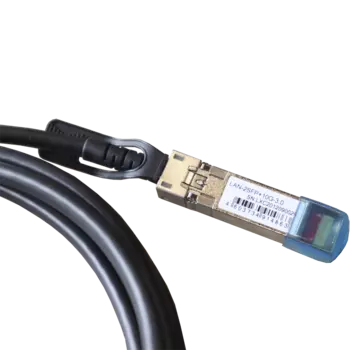 Кабель DAC LANMASTER, SFP+-SFP+, 10 Гбит/с, 1 м, черный (LAN-2SFP+10G-1.0)