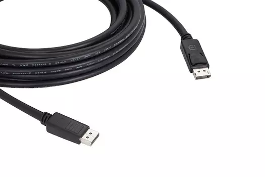 Кабель DisplayPort(20M)-DisplayPort(20M), экранированный, 3 м, черный Kramer C-DP-10 (97-0617010)