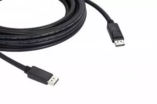Кабель DisplayPort(20M)-DisplayPort(20M) v1.2 4K, экранированный, 15.2 м, черный Kramer C-DP-50 (97-0617050)