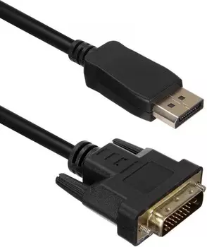 Кабель DisplayPort(20M)-DVI-D(25M) v1.2, экранированный, 3 м, черный ACD (ACD-DDIM2-30B)