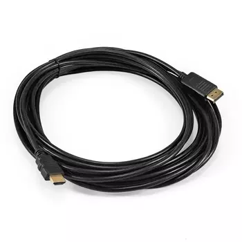 Кабель DisplayPort(20M)-HDMI(19M), экранированный, 7.5 м, черный Exegate EX-CC-DP-HDMI-7.5 (EX294712RUS)