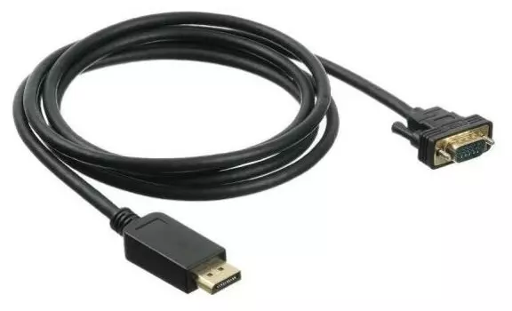 Кабель DisplayPort(20M)-VGA(15M) v1.1, 2 м, черный Buro (BHP DPP_VGA-2)