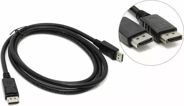 Кабель DisplayPort(20M)-DisplayPort(20M) v1.2, 1.8 м, черный AOpen (ACG591-1.8M)