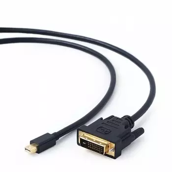 Кабель DVI(25M)-Mini DisplayPort(M) 4K, 1.8 м, черный Cablexpert (CC-mDPM-DVIM-6)