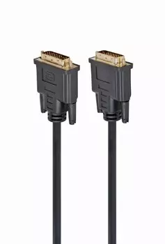 Кабель DVI-D(25M)-DVI-D(25M), экранированный, ферритовый фильтр, 3 м, черный Cablexpert (CC-DVIL-BK-10)