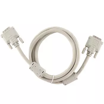 Кабель DVI-I(25M)-DVI(25M), ферритовый фильтр, 1.8 м, белый Cablexpert (CC-DVI2-6C)