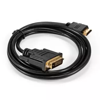 Кабель DVI-D(25M)-HDMI(19M), 1.5 м, черный Exegate EX-CC-HDMIM-DVI2M-1.5 (EX294672RUS)