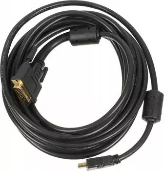 Кабель DVI-D(M)-HDMI(19M), 5 м, черный Ningbo