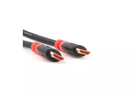 Кабель HDMI(19F)-HDMI(19F) 4K, экранированный, 2м, черный Telecom HDMI (TCG220-2м)