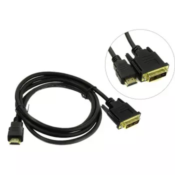 Кабель HDMI(19M)-DVI(19M), 1.8 м, черный Exegate (EX284893RUS)