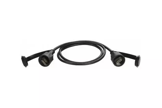 Кабель HDMI(19M)-HDMI(19M) 4K, 5 м, черный LANMASTER (LAN-HDMI-HDMI-5.0-WP)