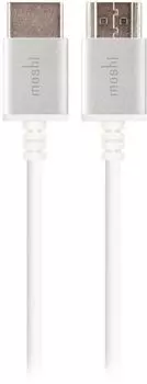 Кабель HDMI(19M)-HDMI(19M) 4K, экранированный, 2м, белый Moshi (99MO023126)