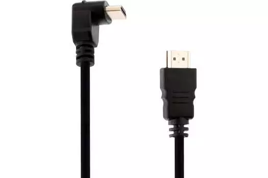 Кабель HDMI(19M)-HDMI(19M) прямой/угловой v1.4 4K, 3 м, черный Proconnect (17-6205-4)