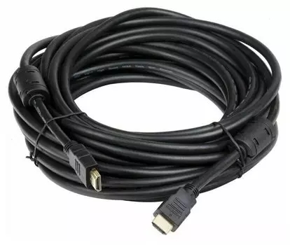 Кабель HDMI(19M)-HDMI(19M) v1.4, 10 м, черный Ningbo (HDMI-10M-MG(VER1.4))