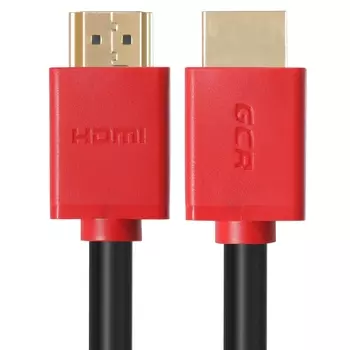 Кабель HDMI(19M)-HDMI(19M) v1.4 4K, экранированный, 2 м, черный/красный Greenconnect GCR-HM400 (GCR-HM450-2.0m)