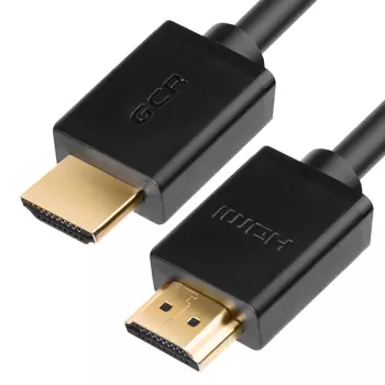 Кабель HDMI(19M)-HDMI(19M) v1.4 4K, экранированный, 3 м, черный GCR GCR-HM400 (GCR-HM410-3.0m)