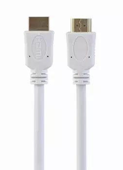 Кабель HDMI(19M)-HDMI(19M) v1.4 4K, экранированный, 1.8 м, белый Cablexpert (CC-HDMI4-W-6)