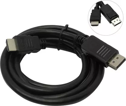 Кабель HDMI(19M)-HDMI(19M) v1.4 4K, экранированный, 1.8 м, черный Bion (BXP-CC-HDMI4L-018)