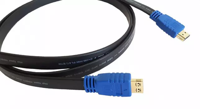 Кабель HDMI(19M)-HDMI(19M) v1.4, плоский, 22.9 м, черный Kramer C-HM/HM/FLAT/ETH-75 (97-01014075)