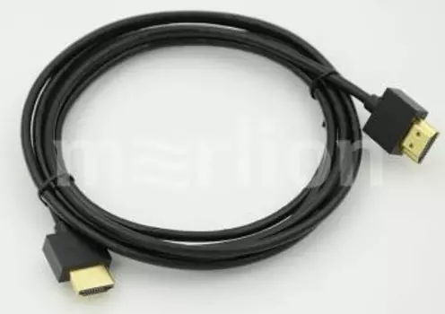 Кабель HDMI(19M)-HDMI(19M) v1.4, Ultra Slim, 2м, черный NONAME (966070)