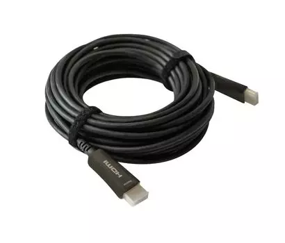 Кабель HDMI(19M)-HDMI(19M) v2.0, 20 м, черный DIGMA