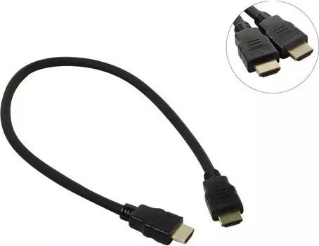 Кабель HDMI(19M)-HDMI(19M) v2.0 4K, 50 см, черный Exegate (EX287728RUS)