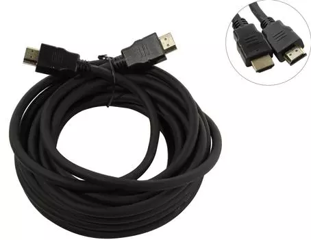 Кабель HDMI(19M)-HDMI(19M) v2.0 4K, 5 м, черный Exegate EX-CC-HDMI2-5.0 (EX287732RUS)