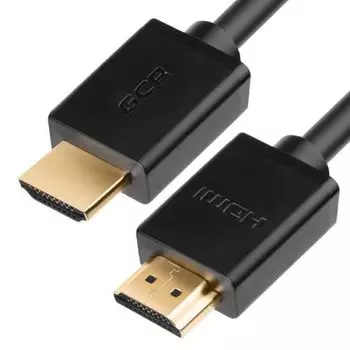 Кабель HDMI(19M)-HDMI(19M) v2.0 4K, экранированный, 30см, черный GCR (GCR-HM441-0.3m)