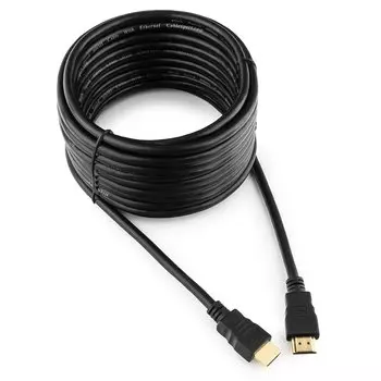 Кабель HDMI(19M)-HDMI(19M) v2.0 4K, экранированный, 7.5 м, черный Cablexpert Light (CC-HDMI4L-7.5M)