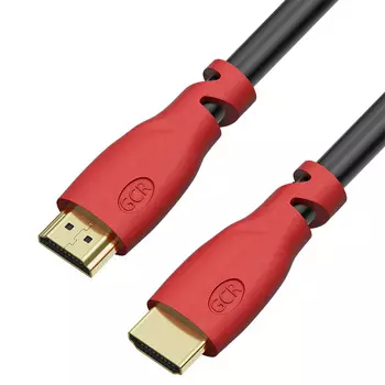 Кабель HDMI(19M)-HDMI(19M) v2.0 4K, экранированный, 1.5 м, черный/красный GCR GCR-HM301 (GCR-HM3012-1.5m)
