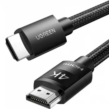 Кабель HDMI(19M)-HDMI(19M) v2.0 4K, экранированный, 10 м, черный UGREEN HD119 (40104)