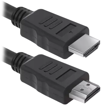 Кабель HDMI(19M)-HDMI(19M) v2.0 4K, экранированный, 1.5 м, черный Defender HDMI 08 (87335)