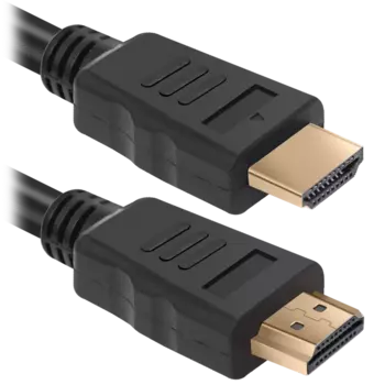 Кабель HDMI(19M)-HDMI(19M) v2.0 4K, экранированный, 5 м, черный Defender HDMI 08 (87339)