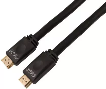 Кабель HDMI(19M)-HDMI(19M) v2.0 4K, 20 м, черный LAZSO WH-111 (WH-111(20m))