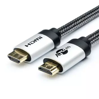 Кабель HDMI(19M)-HDMI(19M) v2.0 4K, ферритовый фильтр, 1 м Atcom (AT3780)