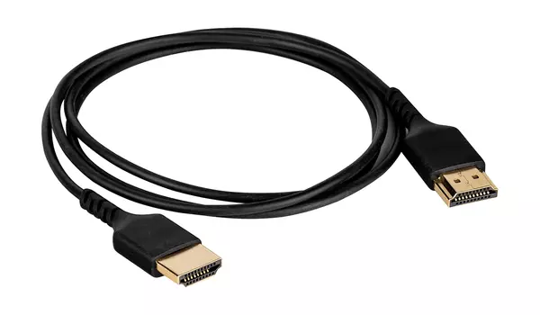 Кабель HDMI(19M)-HDMI(19M) v2.0 4K, 50 см, черный Wize (WAVC-HDMIUS-0.5M)