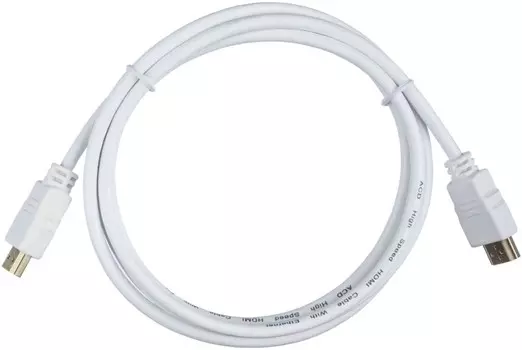 Кабель HDMI(19M)-HDMI(19M) v2.0 4K, экранированный, 1.8 м, белый ACD (ACD-DHHM2-18W)