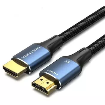 Кабель HDMI(19M)-HDMI(19M) v2.1, 3 м, черный Vention Ultra High Speed (ALGLI)
