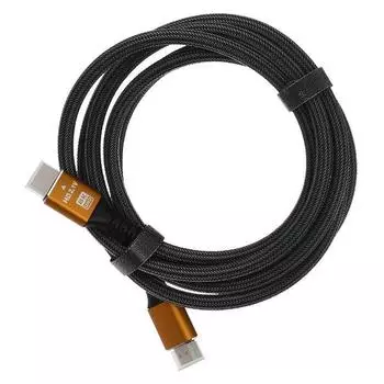 Кабель HDMI(19M)-HDMI(19M) v2.1 4K, 2 м, серый GoPower Ultra High Speed (00-00027311)