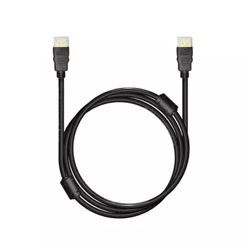 Кабель HDMI(19M)-HDMI(19M) v2.1 4K, 8K, экранированный, ферритовый фильтр, 2 м, черный Bion BXP-HDMI21-020 (1885953)