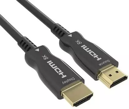 Кабель HDMI(19M)-HDMI(19M) v2.1 4K, 8K, экранированный, 30 м, черный PREMIER (5-806 30.0)