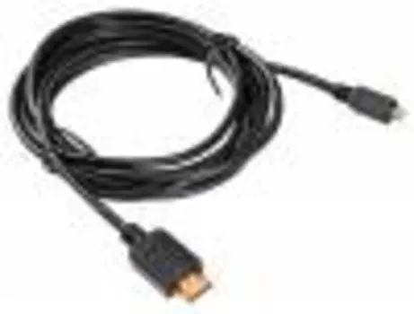 Кабель HDMI(19M)-Micro HDMI(19M) v1.4, 3 м, черный Buro
